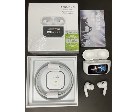 A9 Pro Airpods Pro 2nd Generation - LCD Display & Touch Screen Controls