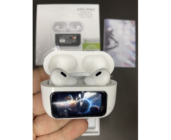 A9 Pro Airpods Pro 2nd Generation - LCD Display & Touch Screen Controls