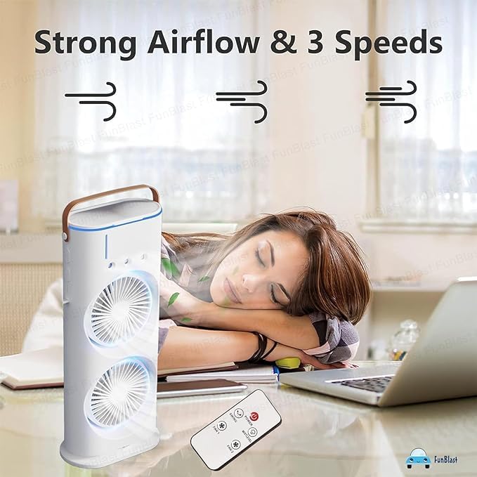 Double End Air Cooler Fan Double End Mist Cooler Fan Mini Air Cooler Double Fan Mist Cooler