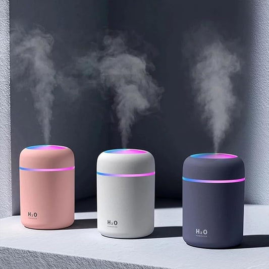 Humidifier for Room Moisture, Aroma Diffuser for Home, Mist Maker, Cool Mist Humidifier, Small Quiet Air Humidifier, Ultrasonic Essential Oil Diffuser Electric (Multicolour)