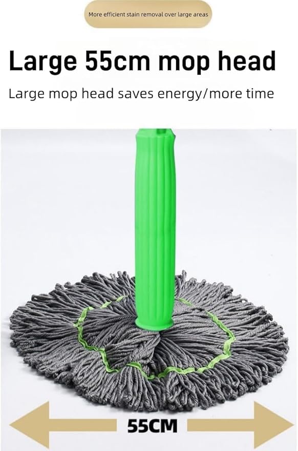 2 in 1 Dehydrated Floor Cleaning Mop | Self-Wringing Floor Mop | 360 Rotatable Adjustable Cleaning Mop,| Microfiber Mop Wet and Dry for Bathroom/Offfice/Home/Outdoor