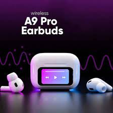 A9 Pro Airpods Pro 2nd Generation - LCD Display & Touch Screen Controls